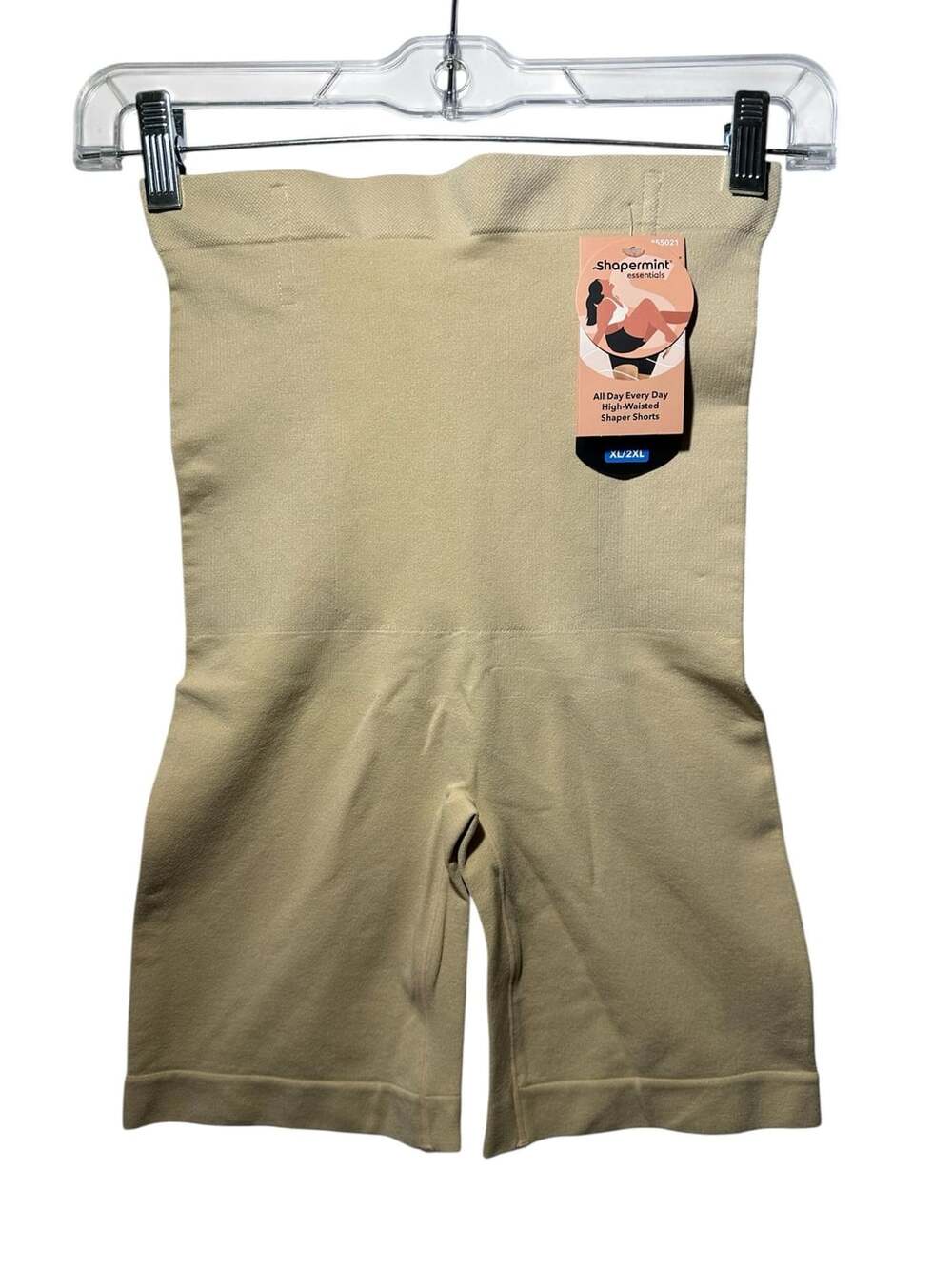 Shapermint Essentials High-Waisted Shaper Shorts Size XL/2XL Beige